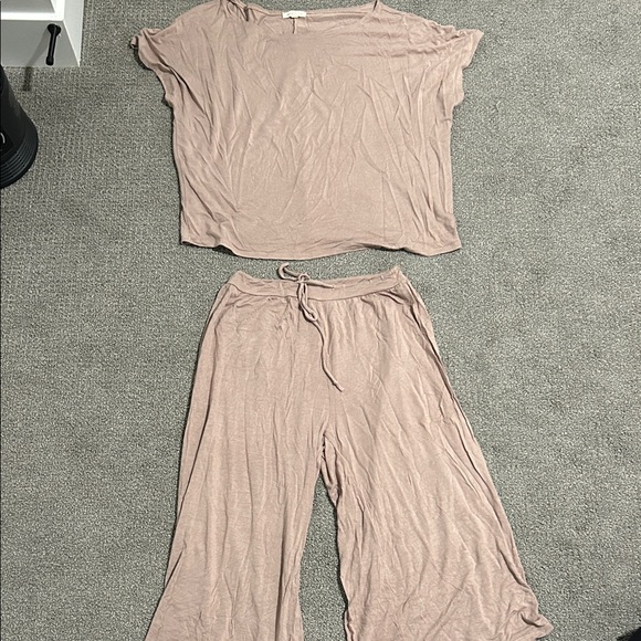 Shop Stevie Pants - Shop Stevie Blush Pink Jumpsuit Set